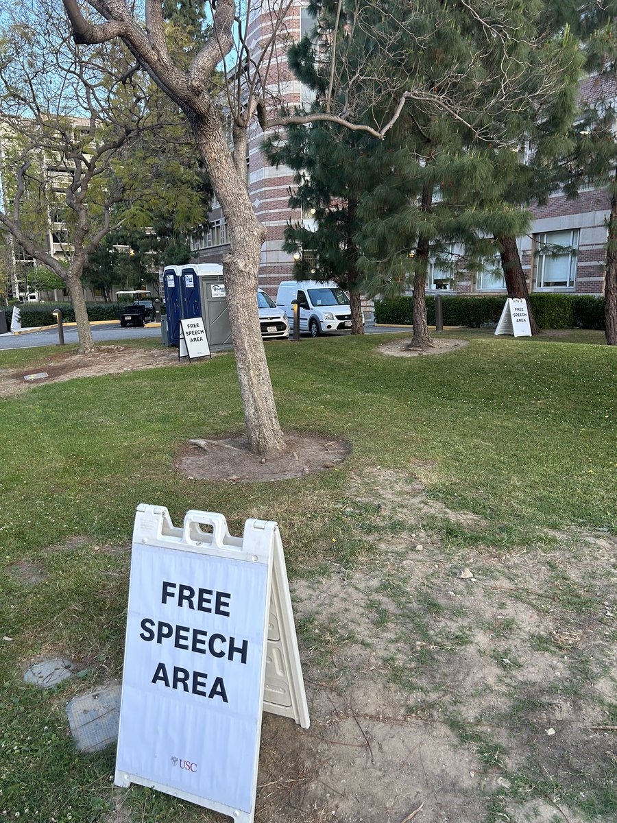 US = Freedumb. If you have to have a designated free speech area, you don't have free speech.