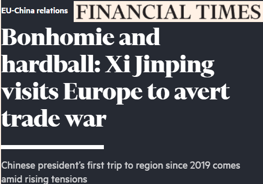 It's clear now that #XiJinping can't keep up with the pace! #Xitler is the wrong horse to bet on & rely upon. Before being greeted more warmly in #Serbia & #Hungary, Xi will have to deal with difficult negotiations over trade & #Ukraine in #France.  @SolomonYue 1/3