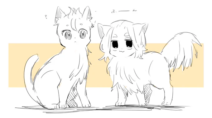 擬獣化注意
なんとなく描きたくなったのでマイ武🐈 