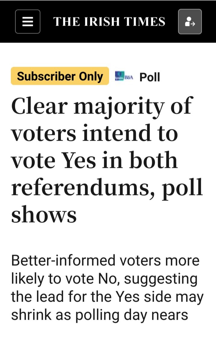 Anybody who still believes in 'polls' is away with the fairies.

I reckon if Ireland had a Referendum on leaving the EU it would be a landside victory for Irexit because of all the illegal immigration that the EU is forcing on Ireland.

#Irexit
#EUBenefits 
#IrelandisFull