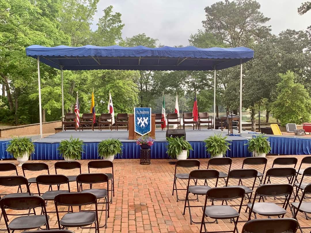 ☀️ It’s a beautiful morning for Commencement! 🎉 Congratulations to our Graduates! We are proud of you! 👉 Watch LIVE: youtube.com/@SAUNorthCarol… #knightpride #laurinburgnc #classof2024 #commencement2024