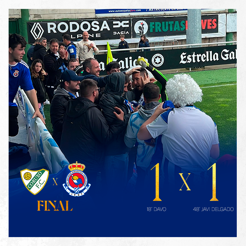 ¡QUE SIIIII! ¡QUE YA SE HA ACABADO! ¡QUE EL AÑO QUE VIENE ESTAREMOS EN SEGUNDA FEDERACIÓN!

¡VAMOOOOS GIMNÁSTICAAAA!

Coruxo FC 1 - 2 #RSGimnastica

#UnoDeLosNuestros #SegundaFederacion