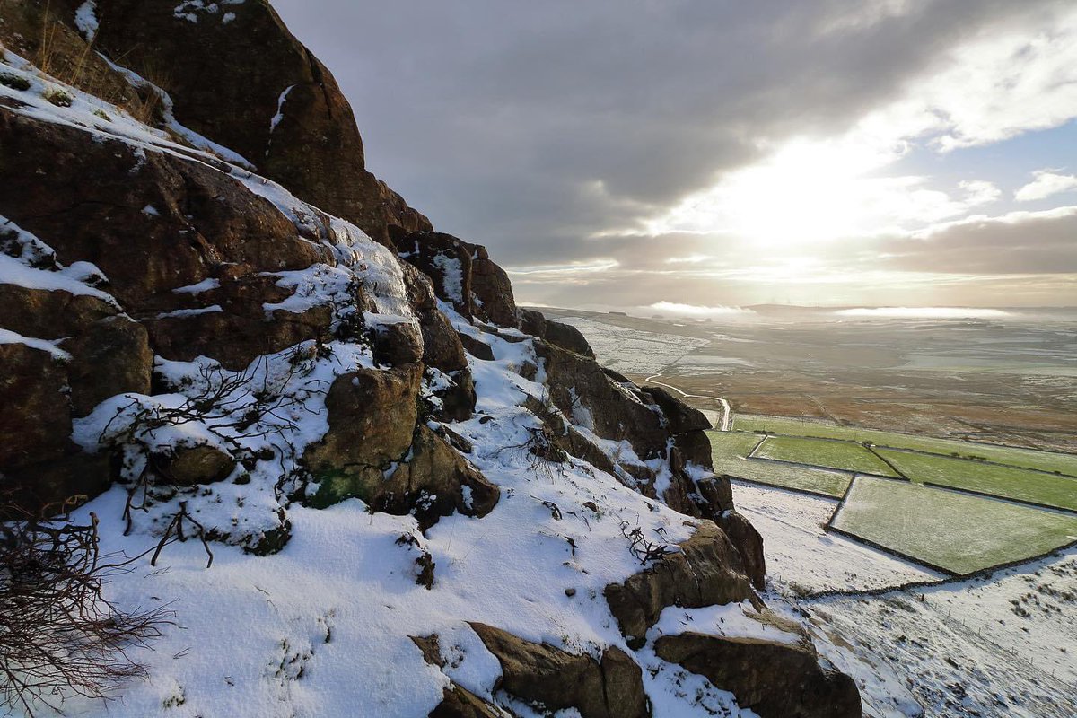 Slemish with snow #beautiful #NorthernIreland