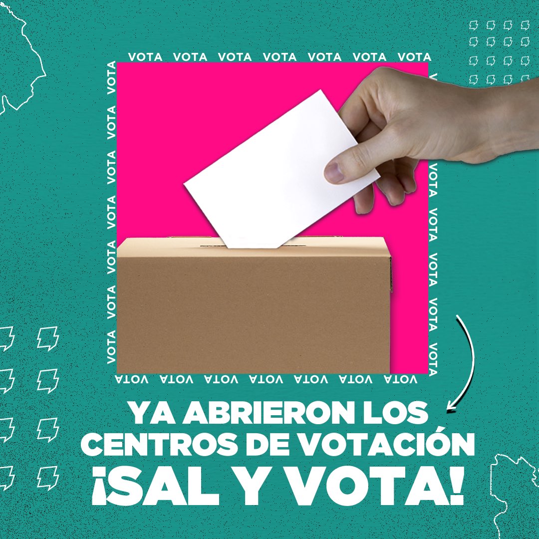 No olvides tu cédula y salir a votar. ¡Vamos juntos a sacar a este mal gobierno! ¡No botes tu VOTO!