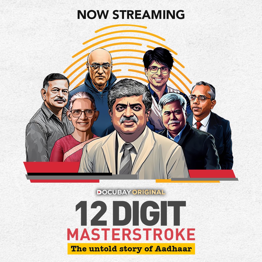 India has the world’s largest social identity program… A program that sparked a digital revolution. A program that was more dramatic in real life than most fictional dramas… Watch the remarkable story of its creation in the documentary ‘12 Digit Masterstroke – The Untold…