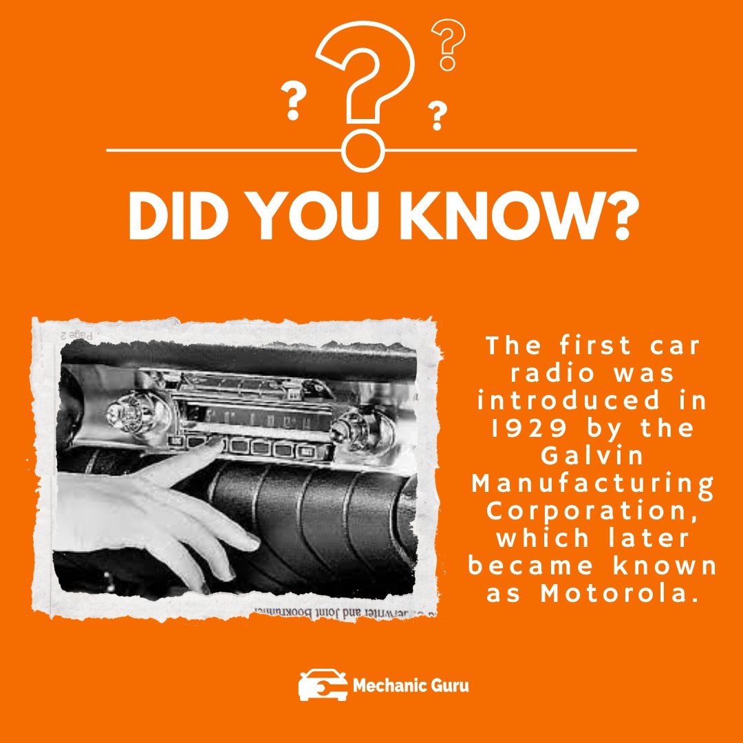 Did You Know?
#CarFacts #HistoryOfInnovation #automobile #msme #automotive #startup #government #sra #gurgaon #gurugram #delhi #india #autorepair #carrepair #carservices #cars #founder #startups