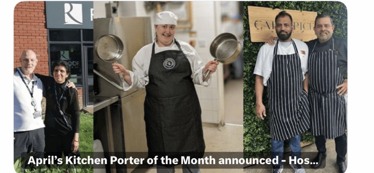 Congratulations & well done Rebecca @KPortersClub April’s Kitchen Porter of the Month 👏👏Nominated by @only1westie at @radmoor_rest @Lborocollege @MEIKOUK @MeikoFountain