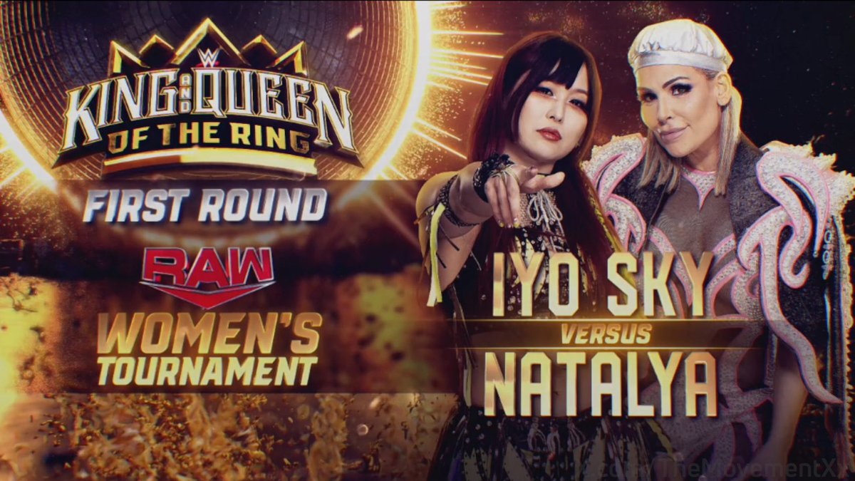 Tomorrow #WWERaw  Queen Of The Ring Tournament 1st Round @Iyo_SkyWWE v @NatbyNature