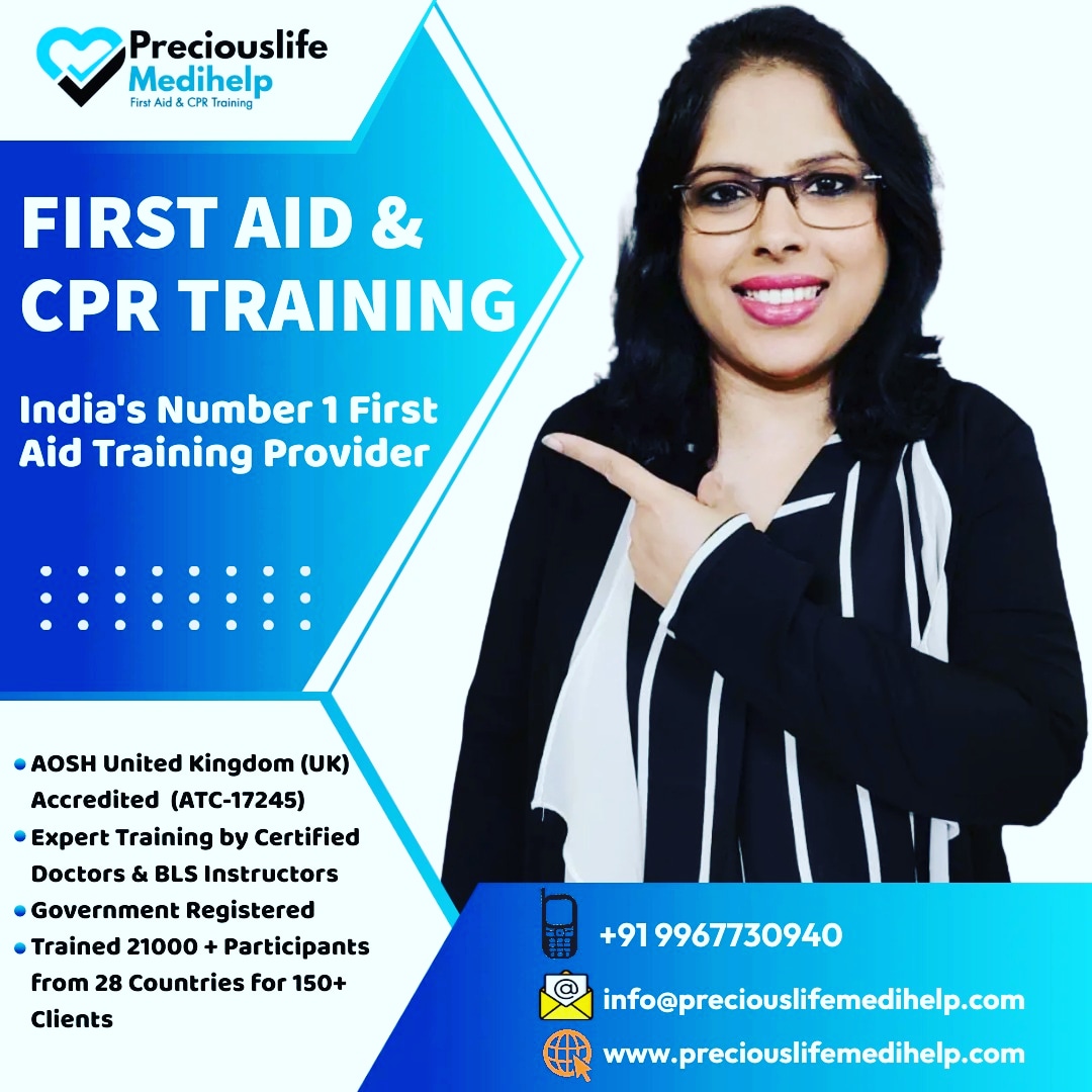 Unlock Life-Saving Skills with Preciouslife Medihelp! 🌍

Be a hero when it counts! Explore more about First Aid & CPR Training: preciouslifemedihelp.com 🌐

Join the Mission! 🚑
#LifeSaver #BeTheDifference #SafetyFirst