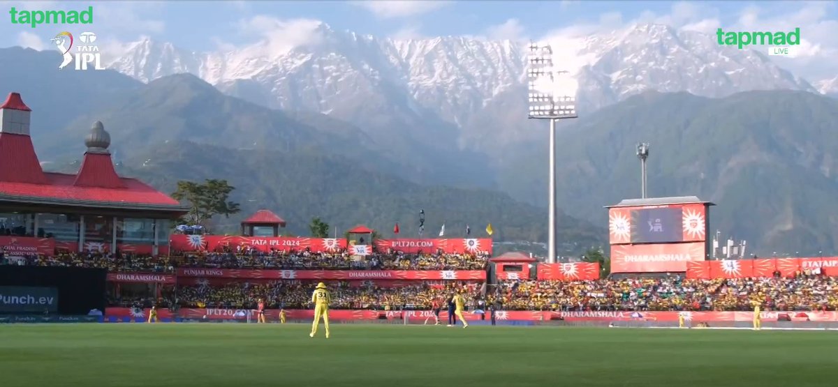 Oh my! This is the real beauty. Dharamsala ki kya baat hay. Ma Shaa Allah ❤️❤️❤️

I wanted Pakistan's matches here in the World Cup 🇵🇰😞

#IPL2024 #tapmad #HojaoADFree