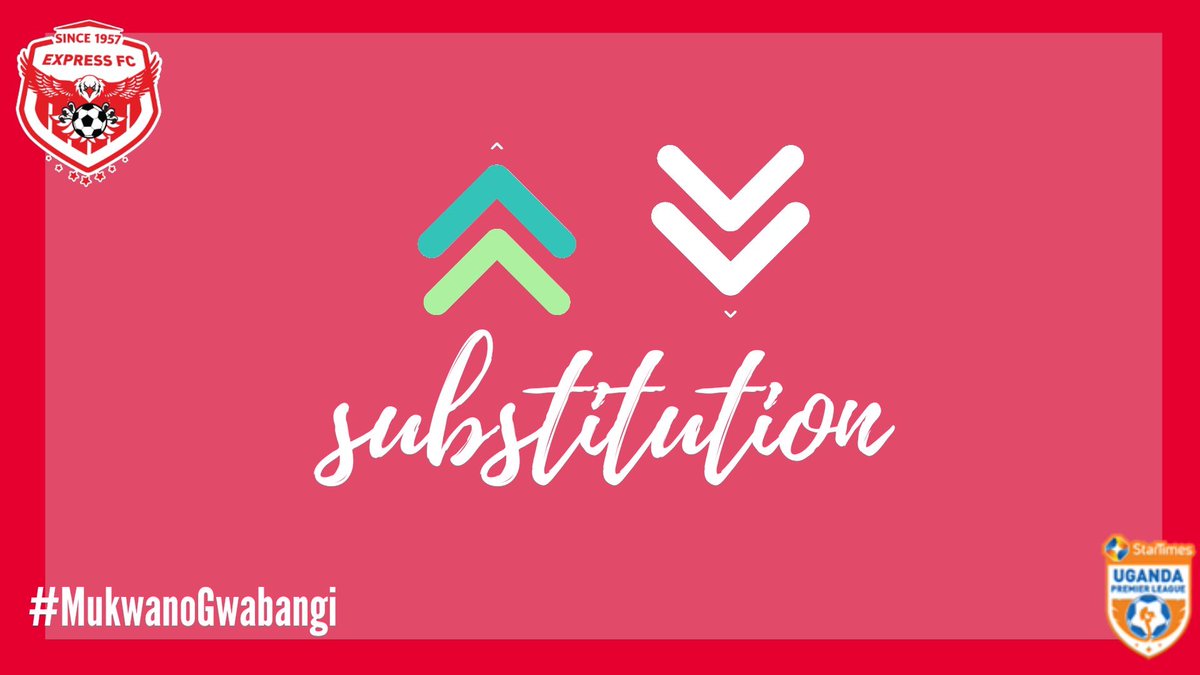 17' | SUBSTITUTION Kimera and Kaggwa pave way for Baker and Kawawulo respectively 🔴🔵|| 0-2 #SULP || #MD26 || #EXPBUS