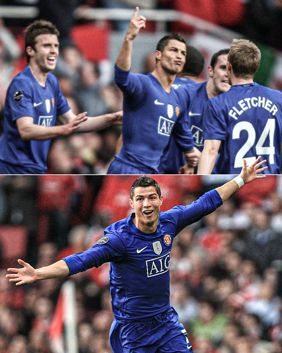 15 years ago today, Cristiano Ronaldo scored a brace at the Emirates to help Manchester United ruin Arsenal’s Champions League hopes in the semifinal 😮‍💨