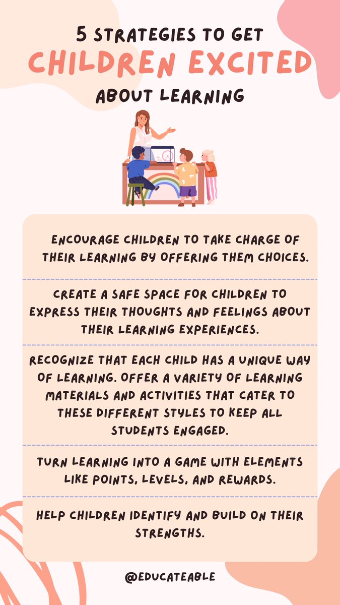 Ignite your child's love for learning!

Empower choice, foster open talk, embrace diverse styles, gamify lessons, and celebrate strengths.

Comment for a FREE guide!

#JoyfulLearning