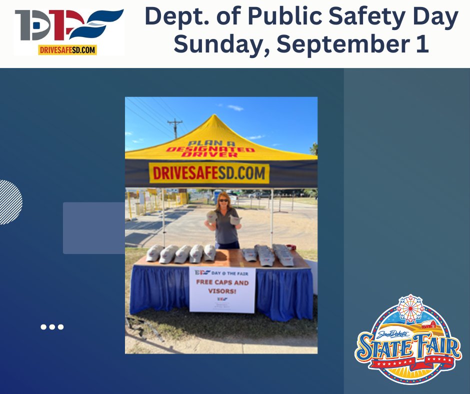 Join @sdpublicsafety on their day at the 2024 SD State Fair! On Sunday, September 1 they will be highlighting all the ways the department works to keep the public safe.