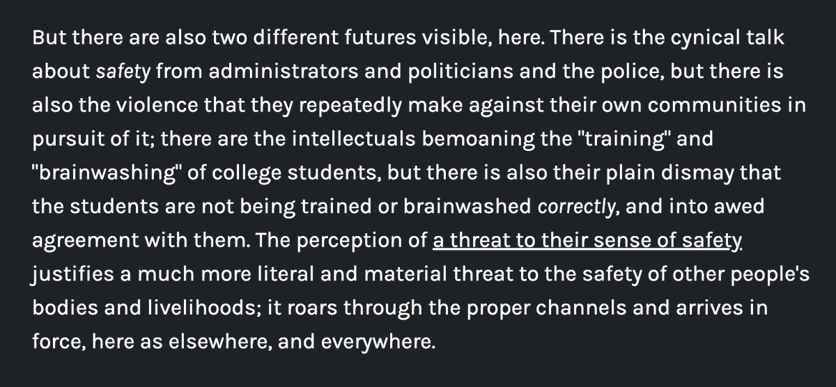 This is such an immensely funny and satisfying exploration of the mindworld of reactionary panic-liberalism in its response to the Gaza protests defector.com/they-are-insec…