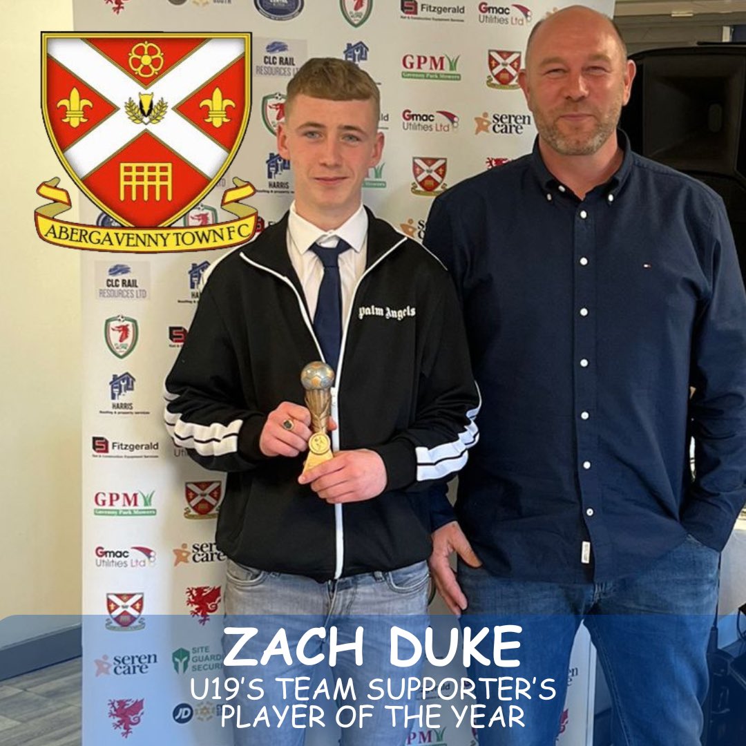 🏆🔵PRESENTATION NIGHT🔵🏆

Congratulations to Zach Duke for being named U19’s Team Supporters Player of the Year.

#yourtown #yourclub
#atfc #football #utt
#talkofthetown #awards
#presentationnight2024