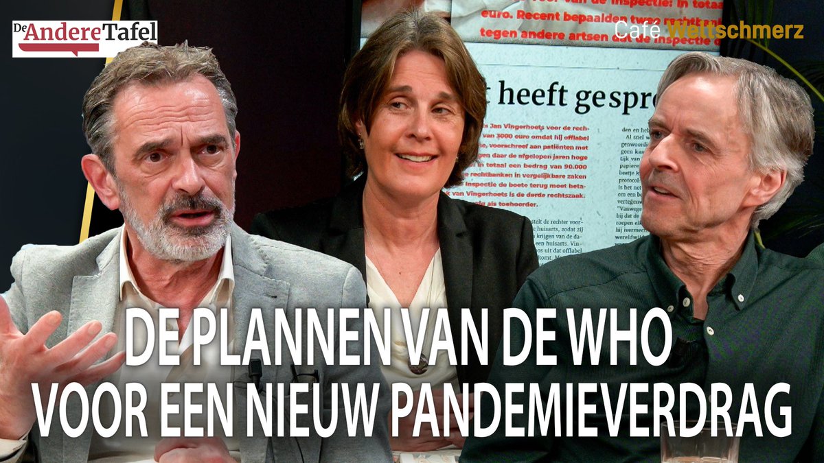 Nieuwe aflevering: Pieter Stuurman praat met advocaat @MeikeTerhorst en journalist Toine de Graaf over de plannen van de WHO voor een nieuw Pandemieverdrag en nieuwe Internationale Gezondheidsrichtlijnen. youtu.be/ZpkkwEVbPyM?si…