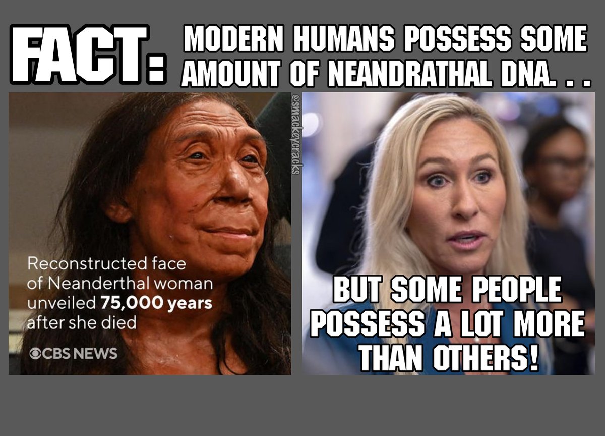 By the way, the Neanderthal lineage lives on...