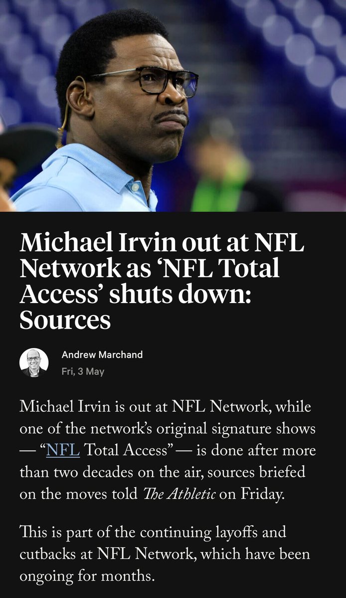 EndZone85's tweet photo. Layoffs and cutbacks in a mutil billion Dollar sport. The only thing not sponsored in the NFL is the carpet underlay. https://t.co/DDBRQuvVa5