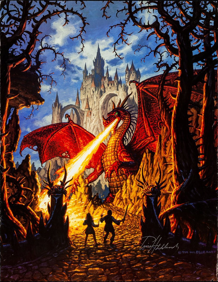 Tim Hildebrandt Art Poster 1990s
#fantasyart