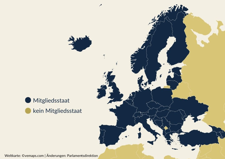 Heute vor 75 Jahren wurde der #Europarat als erste Institution nach dem 2. Weltkrieg gegründet. Er will #Demokratie, #Menschenrechten und #Rechtsstaatlichkeit in Europa und darüber hinaus fördern. Österreich ist seit 1956 Mitglied; heute gibt es bereits 46 Mitgliedsstaaten.👇🏻