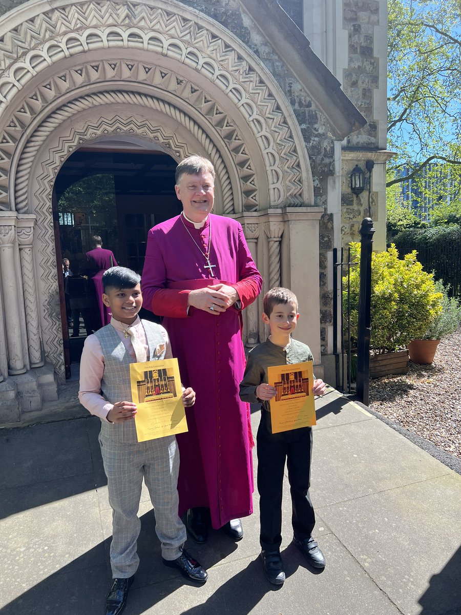 Mass with first holy communions at St Pancras Old Church