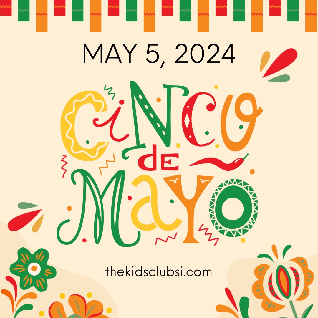 🎉Happy Cinco de Mayo to all of our friends that celebrate!🎉

#thekidsclubsi #cincodemayo
#fifthofmay #statenislandny
#statenisland #holiday #may5 #celebrate #mexico #maracas
#sombrero #mexico #friends
#victory #party #picoftheday #cincodemayoparty  #cincodemayo🇲🇽 #fun #fiesta
