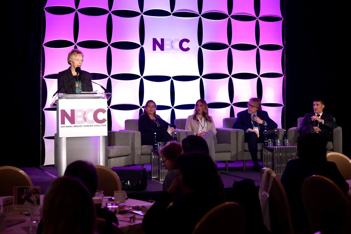 1/ Talking at the #NBCCSummit now is our panel updating attendees on the Artemis Project. Our panel includes @Huntsman's @AlanaWelm, Keith Knutson from @MayoClinic, @GhajarLab, and NBCC Board Member Michele Atlan.