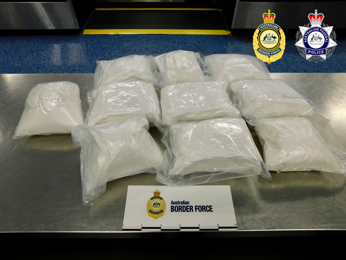 ⚠️Australia 🇦🇺 @AusFedPolice @AusBorderForce seized 882kg of #ketamine in 2023, double that in 2022; 1 March 2024, ~20kg was hidden in passenger suitcases arriving from the UK 🇬🇧#IONICS @INCB_OPIOIDS @dfat @INCB_GRIDS @AusAmbVIE @INCB_ION 👉 afp.gov.au/news-centre/me…