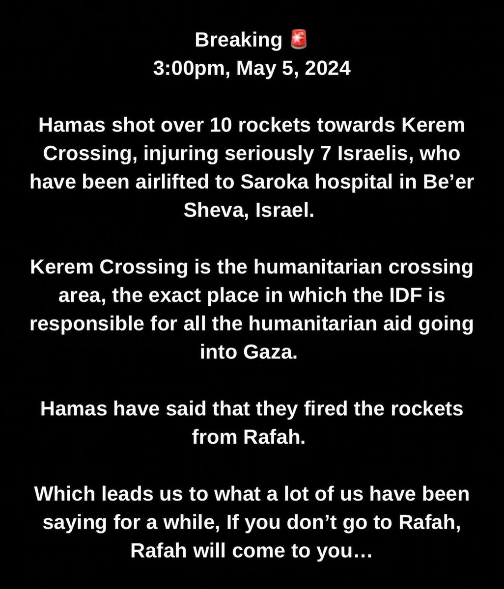 BREAKING! #israelunderattack #rafah #standwithisrael #hamasisisis