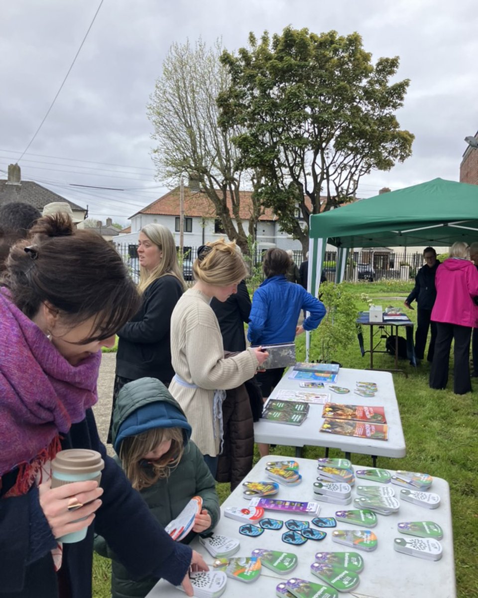 PhibsTidyTown's tweet photo. Had a fantastic time at @ConnectingCabra 's Biodiversity Festival! 
Well done on such a great event 👏💚
It was inspiring to hear about the new Swifts project plus all of the other exciting things happening — including the Biodiversity Box initiative, wildlife pond &amp; much more. https://t.co/vjFXUcmv2z