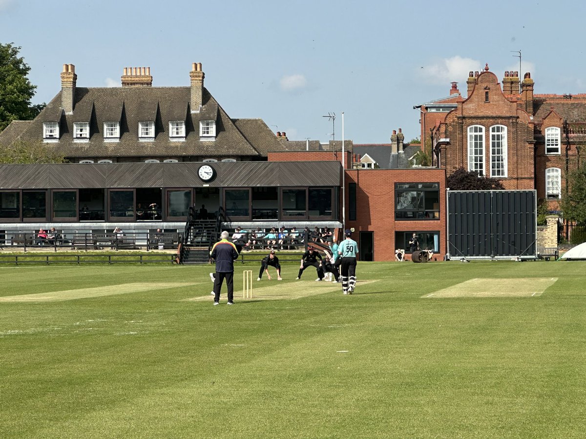 Fenners in Cambridge where the first game of cricket was played 176 years ago in 1848 when @bluescricket took on @MCCOfficial with the first pavilion being built in 1856.