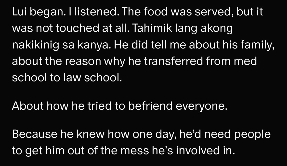 chap 35 na pero wala pa rin masyadong details. when they talked na about lui’s situation, waley pa rin. hanggang kailan ba toh 🫵🏼😀 #GameOver35