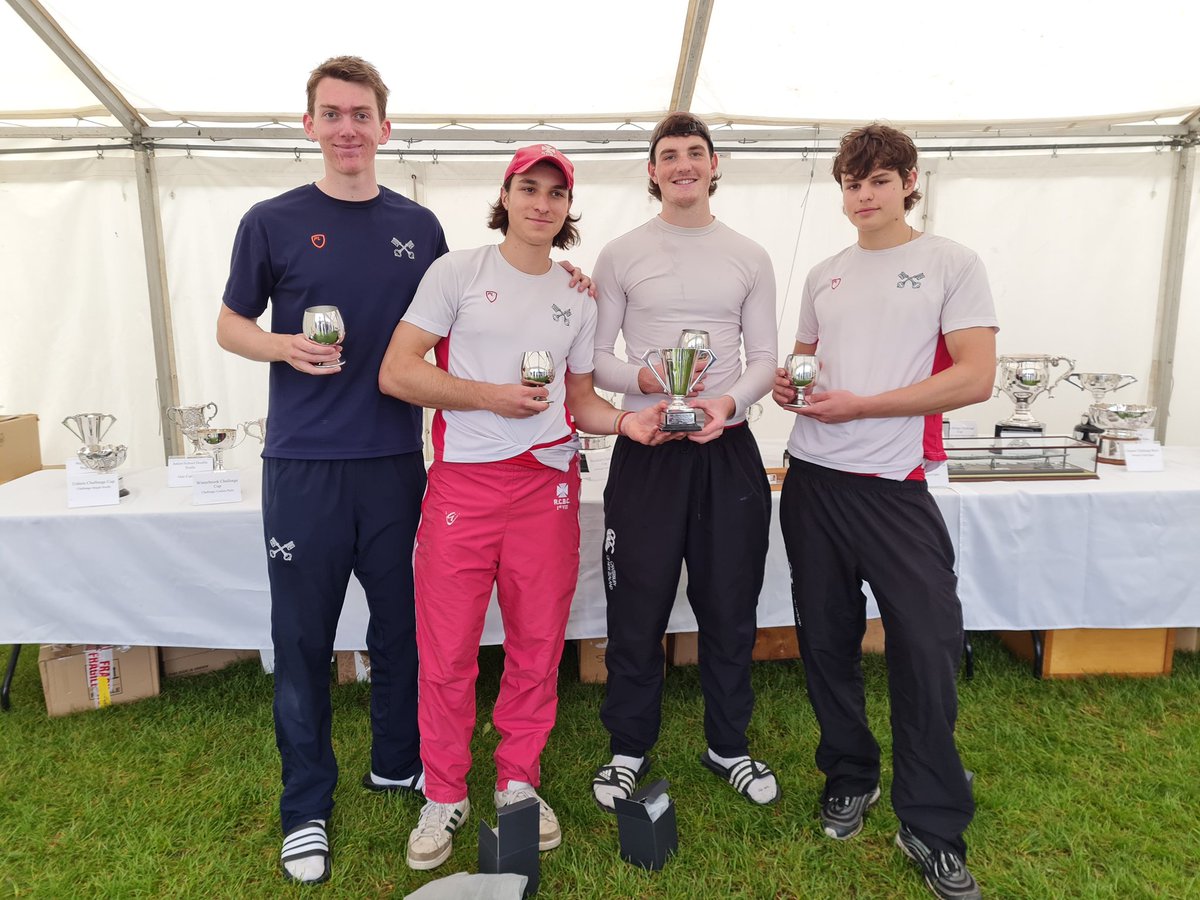 Congratulations to <a href="/RadleyCollege/">Radley College</a> <a href="/RadleyBC/">RCBC</a> winners of the Wallingford Invitation Skiff Regatta Cup for junior/schools coxless fours.