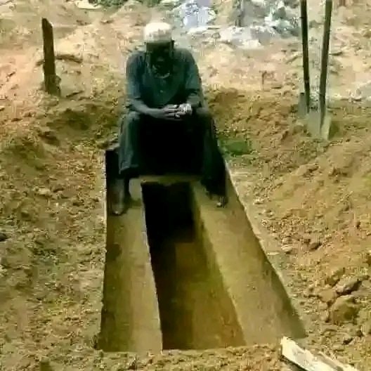 O son of Adam! D num of years u will spend in the grave might be more thn d numbr f years spent on earth Some peo wer buried b4 u wer born and they ar stil in there and wil remain there til judgmnt day. Jst imagine d hustle u go through on this earth and then suffers again in hel