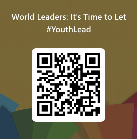 World 🌎 Leaders: It’s Time to Let #YouthLead All around us, humanity is in peril. The impacts of the climate emergency have reached unimaginable heights. We call on you to sign the Open Letter 🔗 forms.office.com/e/GgEMJPN7Dj (also available via bit.ly/LetYouthLead). #Climate