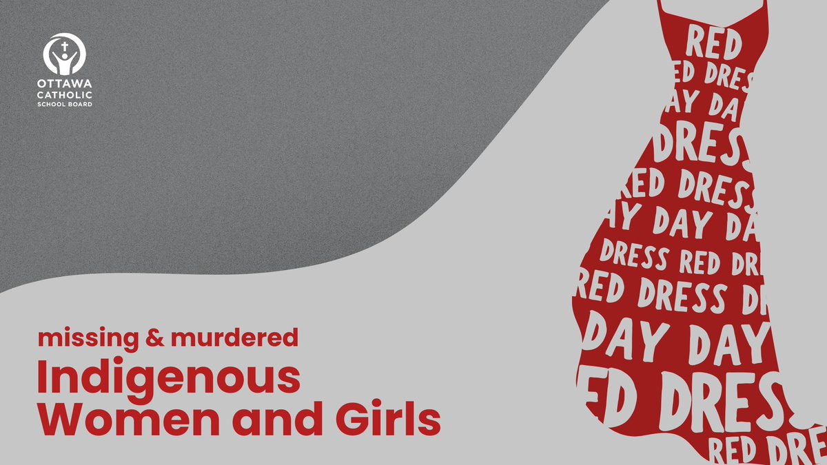 ❤️Today is Red Dress Day, a day dedicated to honouring and raising awareness about missing & murdered Indigenous women and girls in Canada. 🕯️ @ocsbindigenous #ocsbBeCommunity #ocsbHope 🔗Learn more about MMWG2S: onwa.ca/learning-resou…