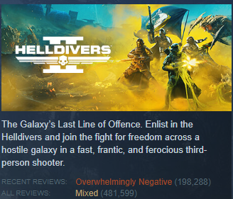 Well, that's one way to fuck up your game, I guess. #Helldivers2