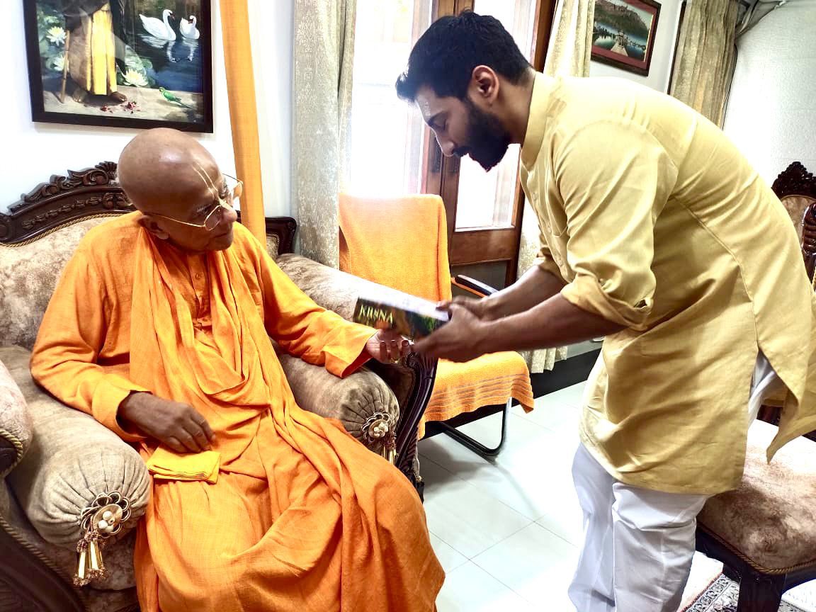 Deeply saddened to hear of the passing away of Shri Gopal Krishna Maharaj ji. It was a blessed and serene experience to meet him on Janmashtami last year. I offer my heartfelt condolences to all members of the ISKCON movement. @IskconInc <a href="/iskcon/">ISKCON</a>