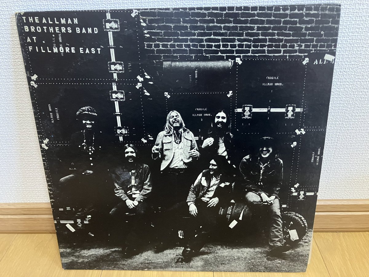 #アナログレコード
#vinylcollection 
#vinyladdict
#allmanbrothersband
Allman Brothers Band / At Fillmore East
今年66枚目。ライブ盤はあまり好きではない私ですが、これは名盤です！