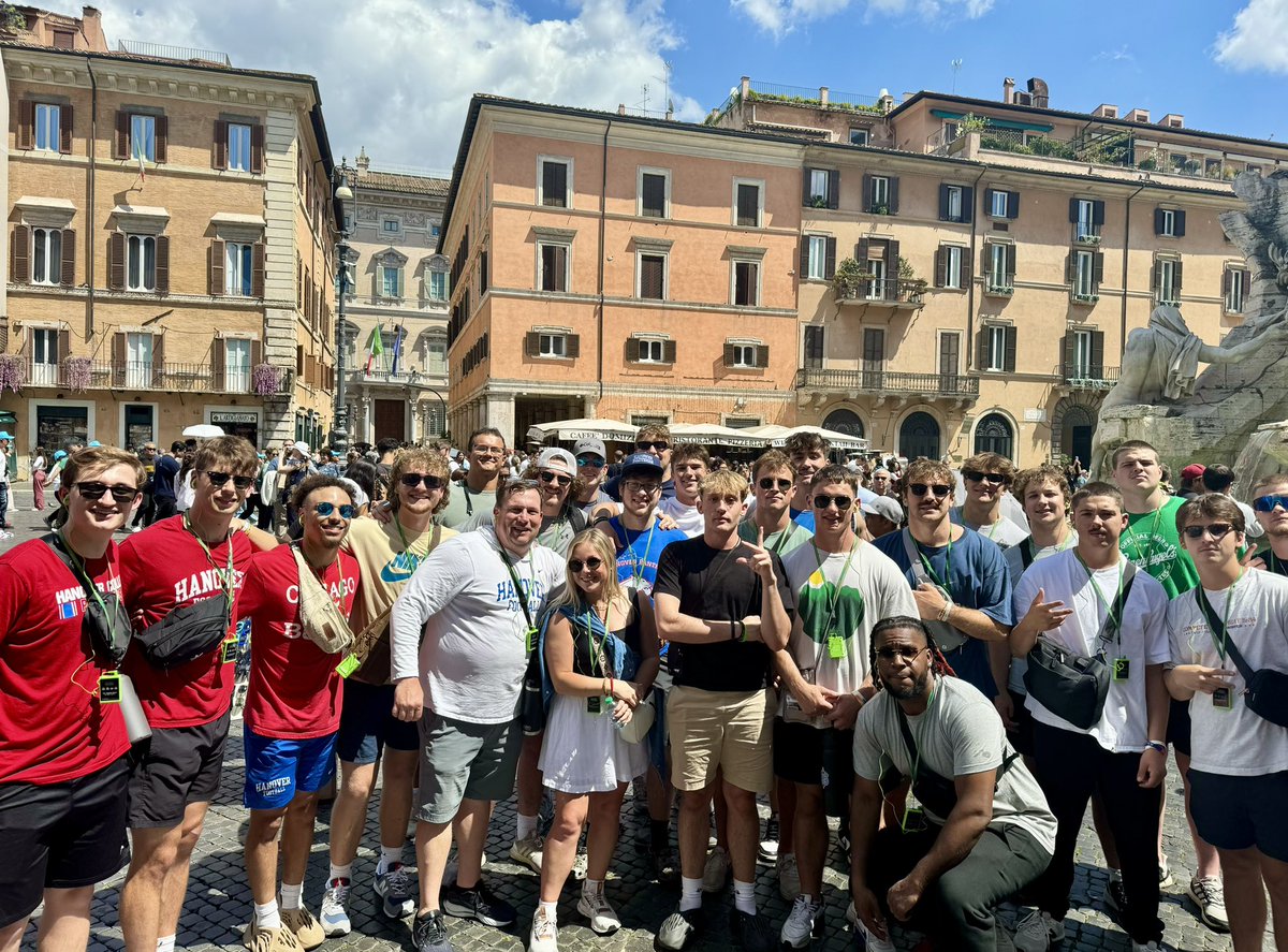 Day 1: @HanoverFTBL touring Rome, Italy 🇮🇹