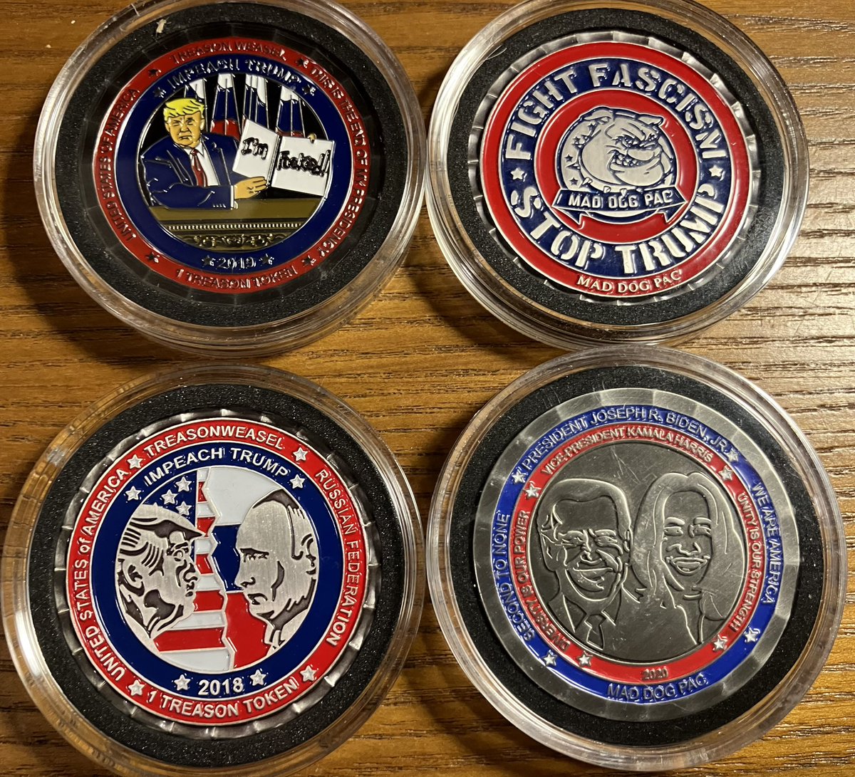 Good Lt. Col (Ret) setup. Challenge Coins are always good. Have you seen ours? Add a touch more light. 9/10 #LtColJasonGalui @TheBushCenter