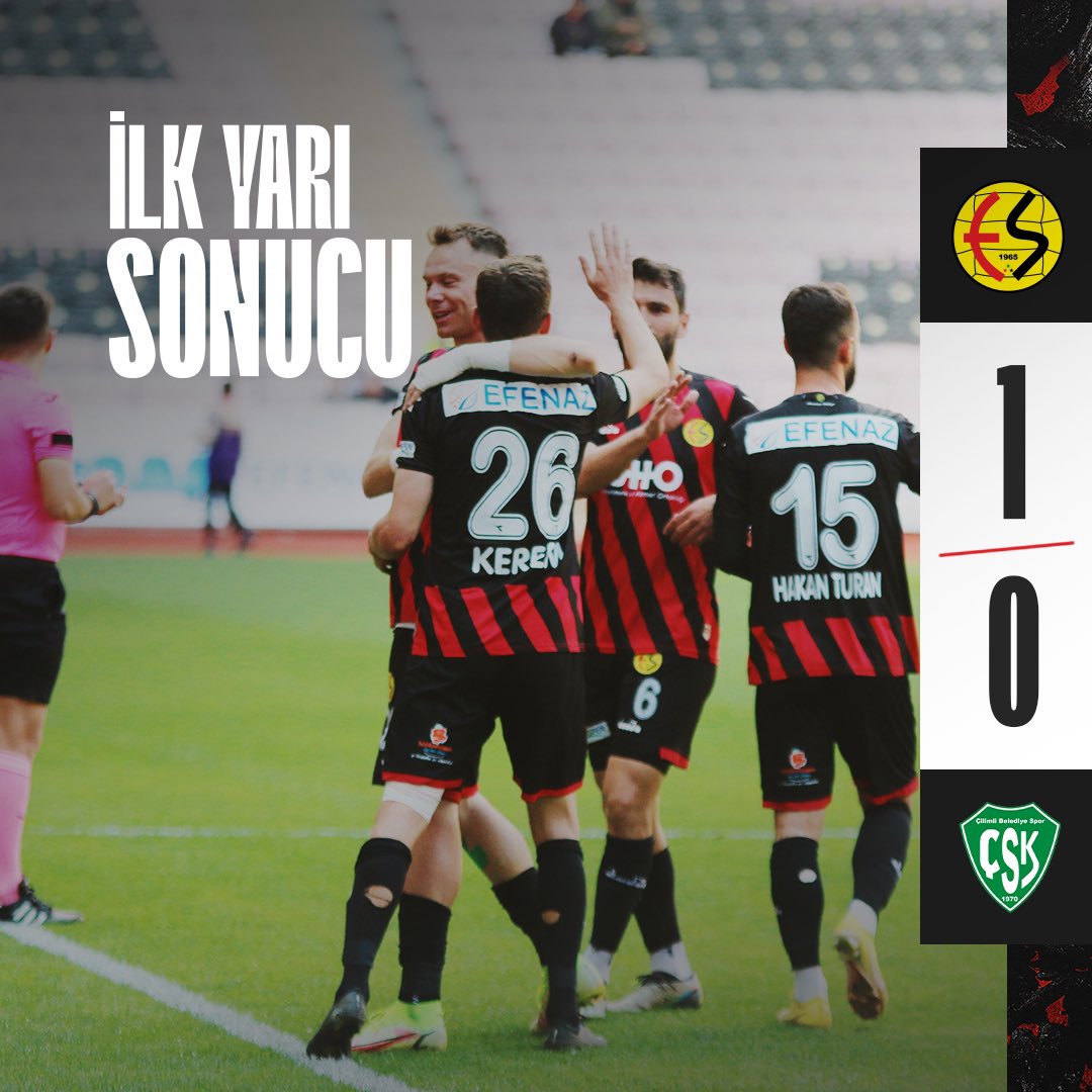 İlk Yarı Sonucu | Eskişehirspor 1-0 Çilimli Belediyespor