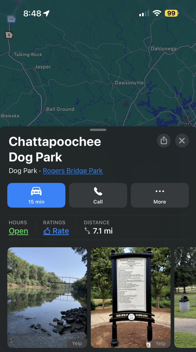 Taking my #doge to the Chattapoochee today 😂