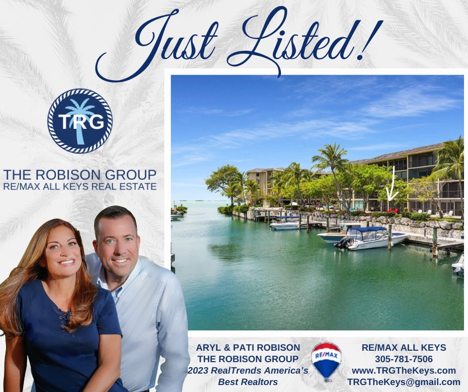 🔥Just Listed!🔥Gorgeous Buttonwood Bay Condo
📍 96000 Overseas Hwy, #W4, Key Largo
💸 $1,340,000
🔷 Fabulously Remodeled🔷Assigned 36 ft Boat Slip
🔷 2 Bed | 2 Bath | 1278 SF🔷Resort-Like Complex 
For More Information: rem.ax/BBW
#floridakeysrealestate #keylargo