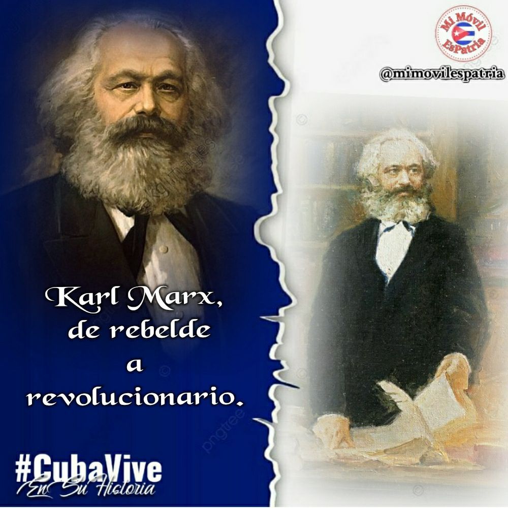 Con una mente brillante y pasión por la justicia social, Carlos Marx se convirtió en uno de los pensadores más influyentes de todos los tiempos. En el día de su nacimiento, podemos recordar con gratitud a este hombre valiente y visionario #CubaViveEnSuHistoria #MiMóvilEsPatria