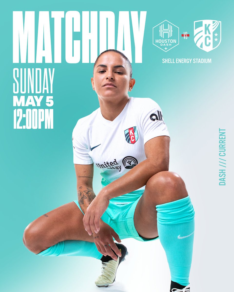 𝐂𝐨𝐰𝐛𝐨𝐲 𝐂𝐮𝐫𝐫𝐞𝐧𝐭 🤠 🆚 @HoustonDash ⏰ 12PM CT 🏟 Shell Energy Stadium 📺 @CBS, @paramountplus 🌍 @OptusSport (AUS), @espn (AF), @viaplay (Nordics) 📻 @909thebridge 🎧 KC Current App #KCBABY