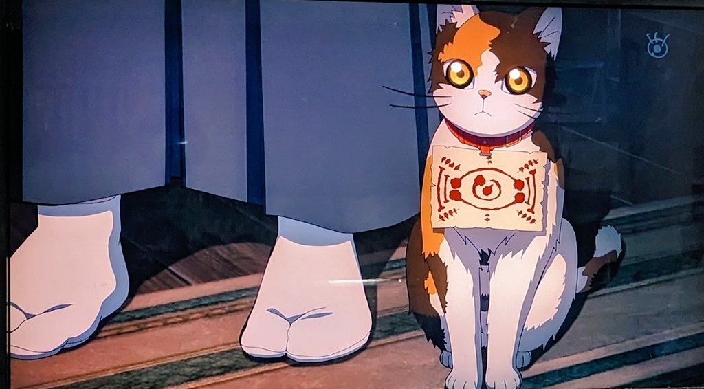 茶々丸萌え🐱🩷 #鬼滅の刃 #刀鍛冶の里編 #茶々丸