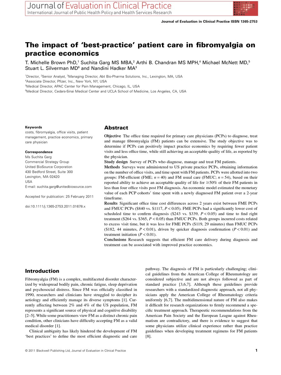 The impact of 'best-practice' patient care in fibromyalgia on practice economics eurekamag.com/research/036/1…