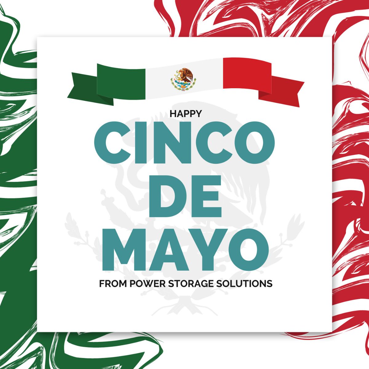 ¡Feliz Cinco de Mayo! To all our Mexican colleagues and customers, Power Storage Solutions wishes you a happy Cinco de Mayo! May your holiday festivities be filled with music, dance, magic and celebration. ¡Salud! #CincoDeMayo #PowerStorageSolutions #PWRSS #PowerStorage